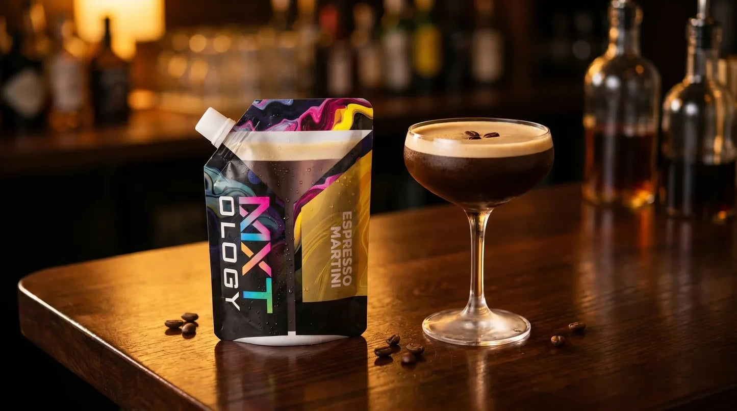 Espresso Martini cocktail pouch by MXTOLOGY