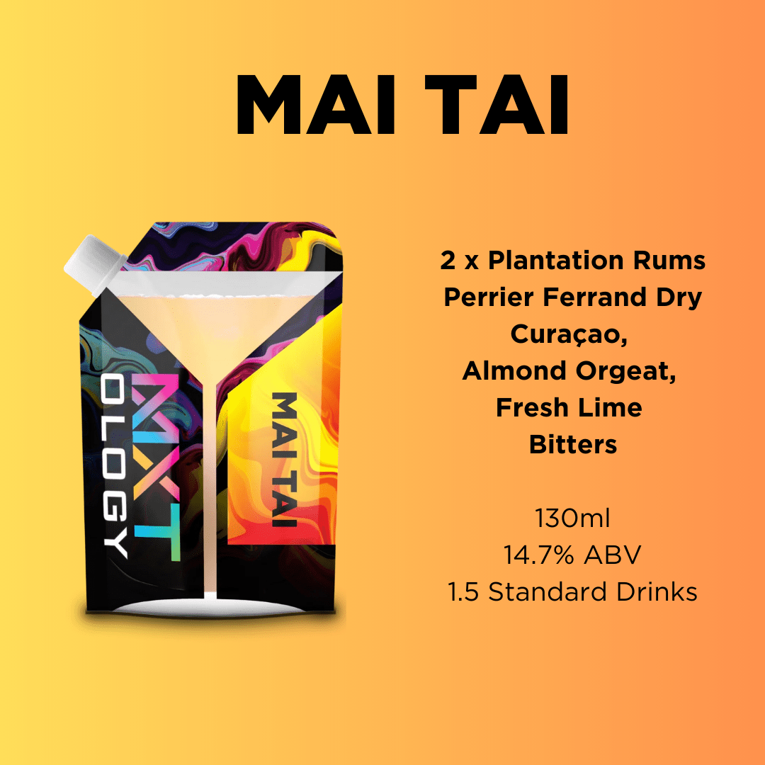Mai Tai - MXTology Premium pouched Ready To Drink cocktail