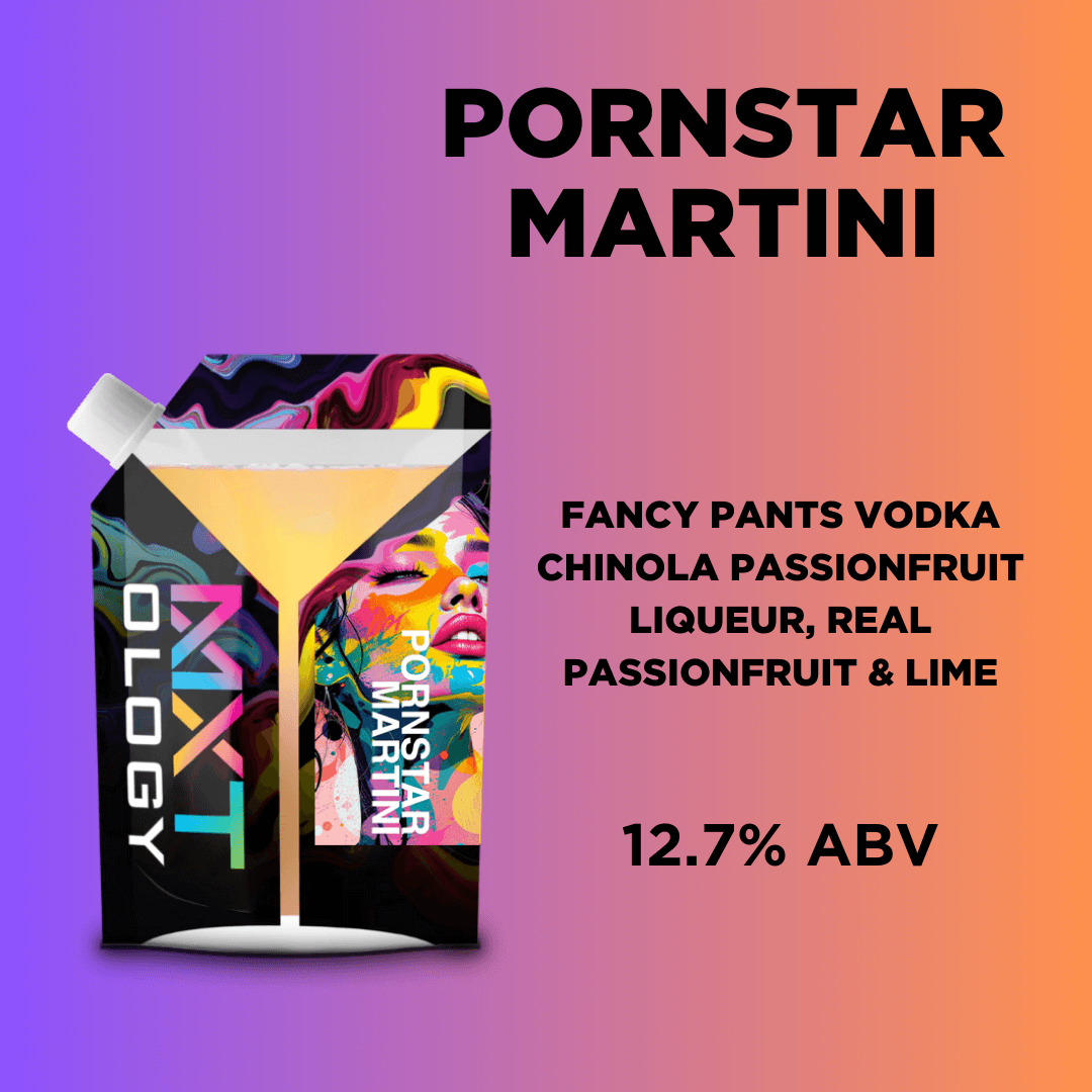 Pornstar Martini - MXTology Ready To Drink Premium Pouched Cocktail Australia