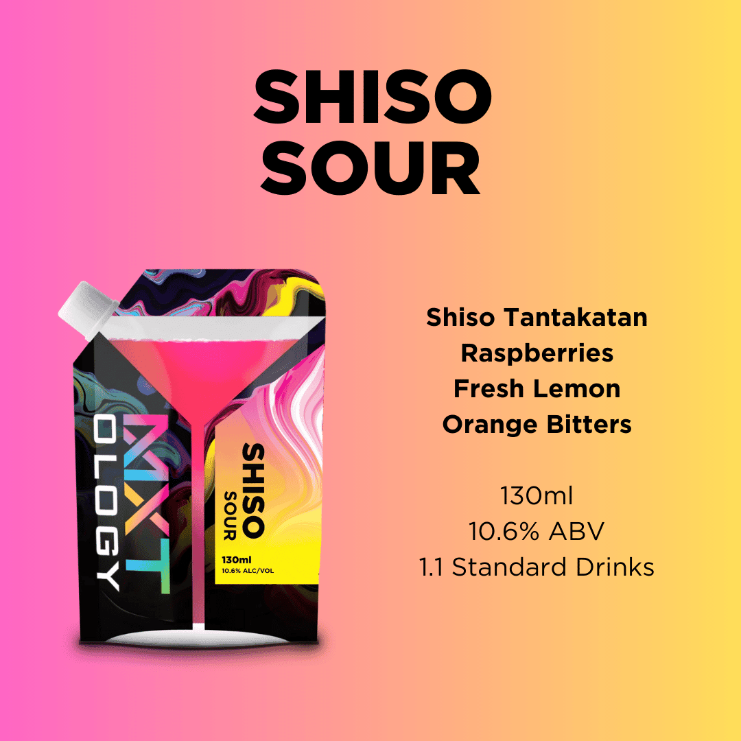 Shiso Sour - MXTology Ready To Drink Premium Pouched Cocktail Australia